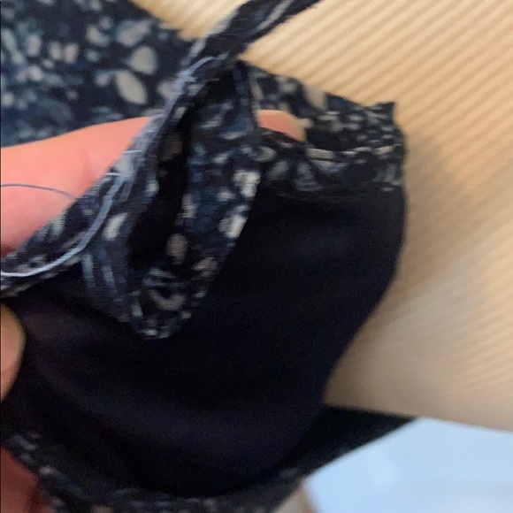 Express Navy Floral Dress - Picture 5 of 5